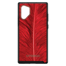 DistinctInk™ OtterBox Symmetry Series Case for Apple iPhone / Samsung Galaxy / Google Pixel - Red Feather Texture
