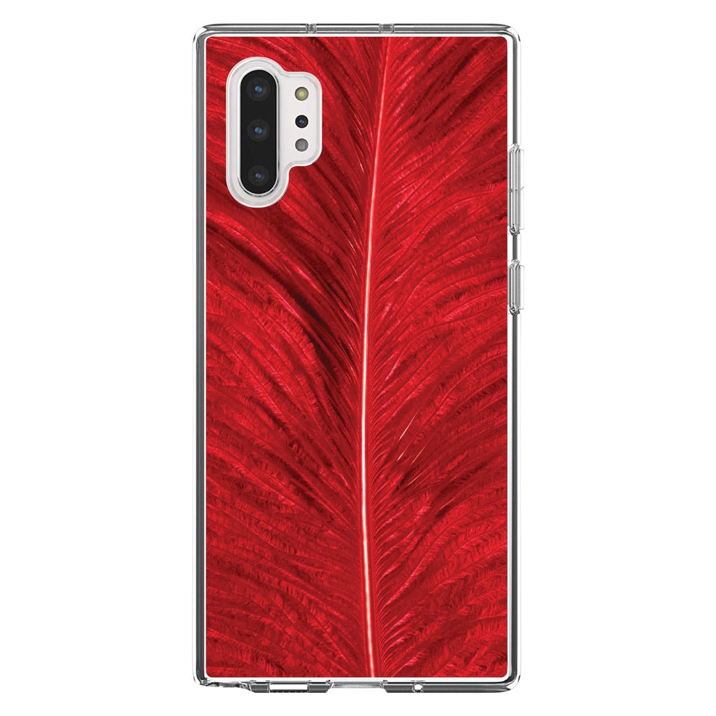 Red Feather Texture Clear Shockproof iPhone Case, view 10