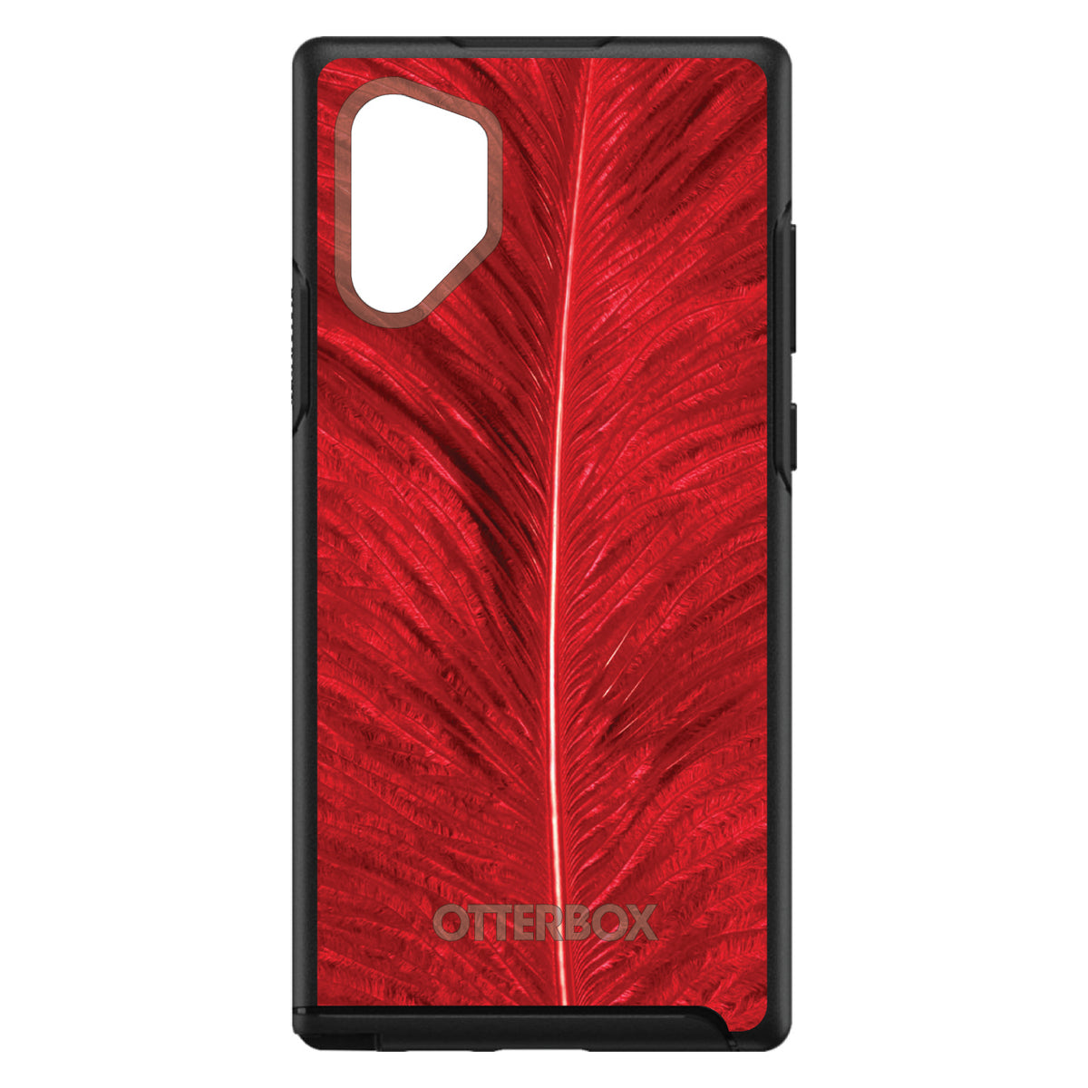 Red Feather Texture OtterBox Symmetry Case for iPhone & Galaxy, view 11