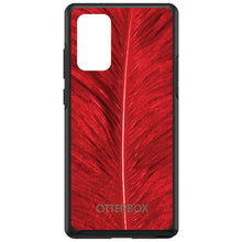 DistinctInk™ OtterBox Symmetry Series Case for Apple iPhone / Samsung Galaxy / Google Pixel - Red Feather Texture