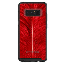 DistinctInk™ OtterBox Symmetry Series Case for Apple iPhone / Samsung Galaxy / Google Pixel - Red Feather Texture
