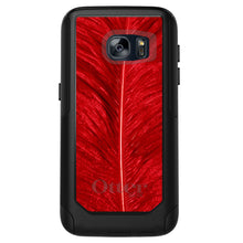 DistinctInk™ OtterBox Commuter Series Case for Apple iPhone or Samsung Galaxy - Red Feather Texture