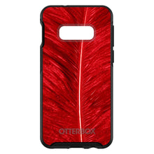 DistinctInk™ OtterBox Symmetry Series Case for Apple iPhone / Samsung Galaxy / Google Pixel - Red Feather Texture