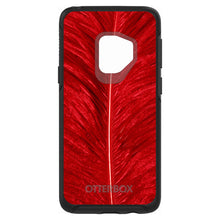 DistinctInk™ OtterBox Symmetry Series Case for Apple iPhone / Samsung Galaxy / Google Pixel - Red Feather Texture
