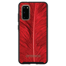 DistinctInk™ OtterBox Symmetry Series Case for Apple iPhone / Samsung Galaxy / Google Pixel - Red Feather Texture