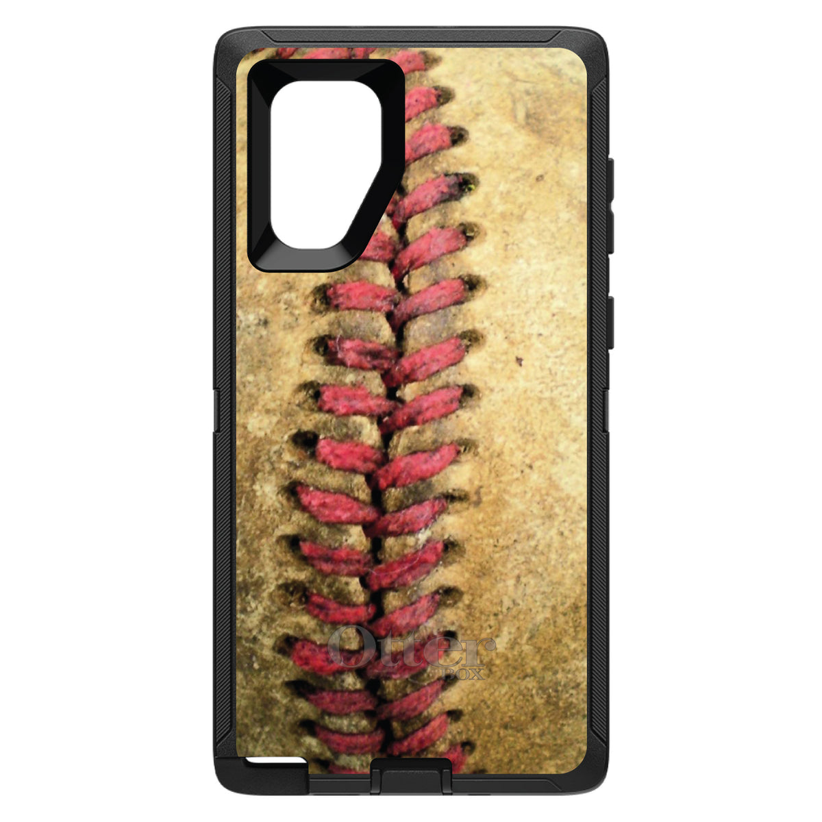 Old Baseball Stitch OtterBox Defender Case for iPhone & Galaxy, view 15