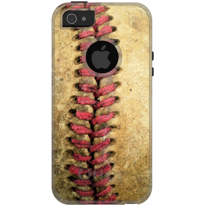 Old Baseball Stitch OtterBox Commuter Case for iPhone & Galaxy, view 5