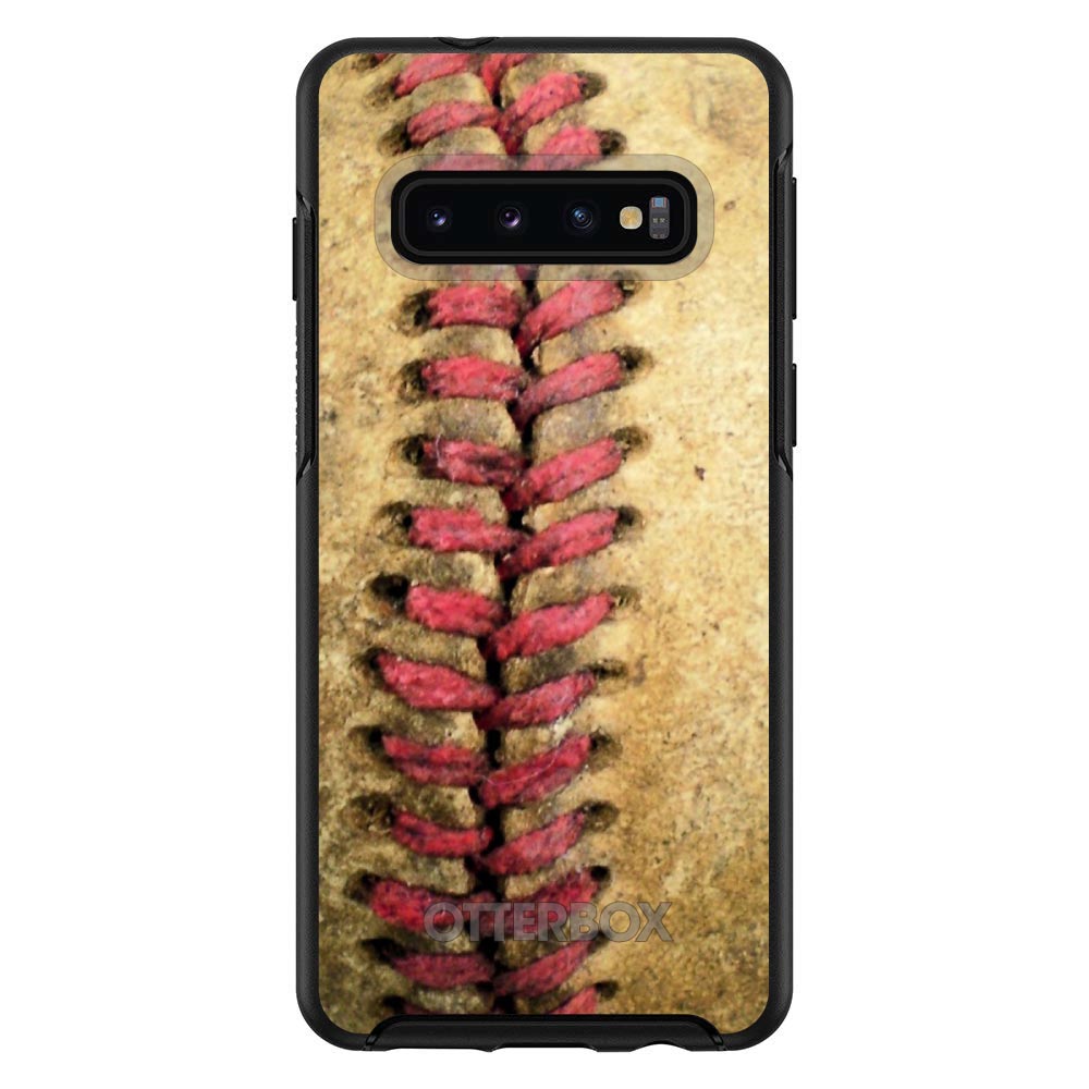 Old Baseball Stitch OtterBox Symmetry Case for iPhone & Galaxy, view 6