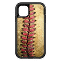 Old Baseball Stitch OtterBox Defender Case for iPhone & Galaxy, view 2