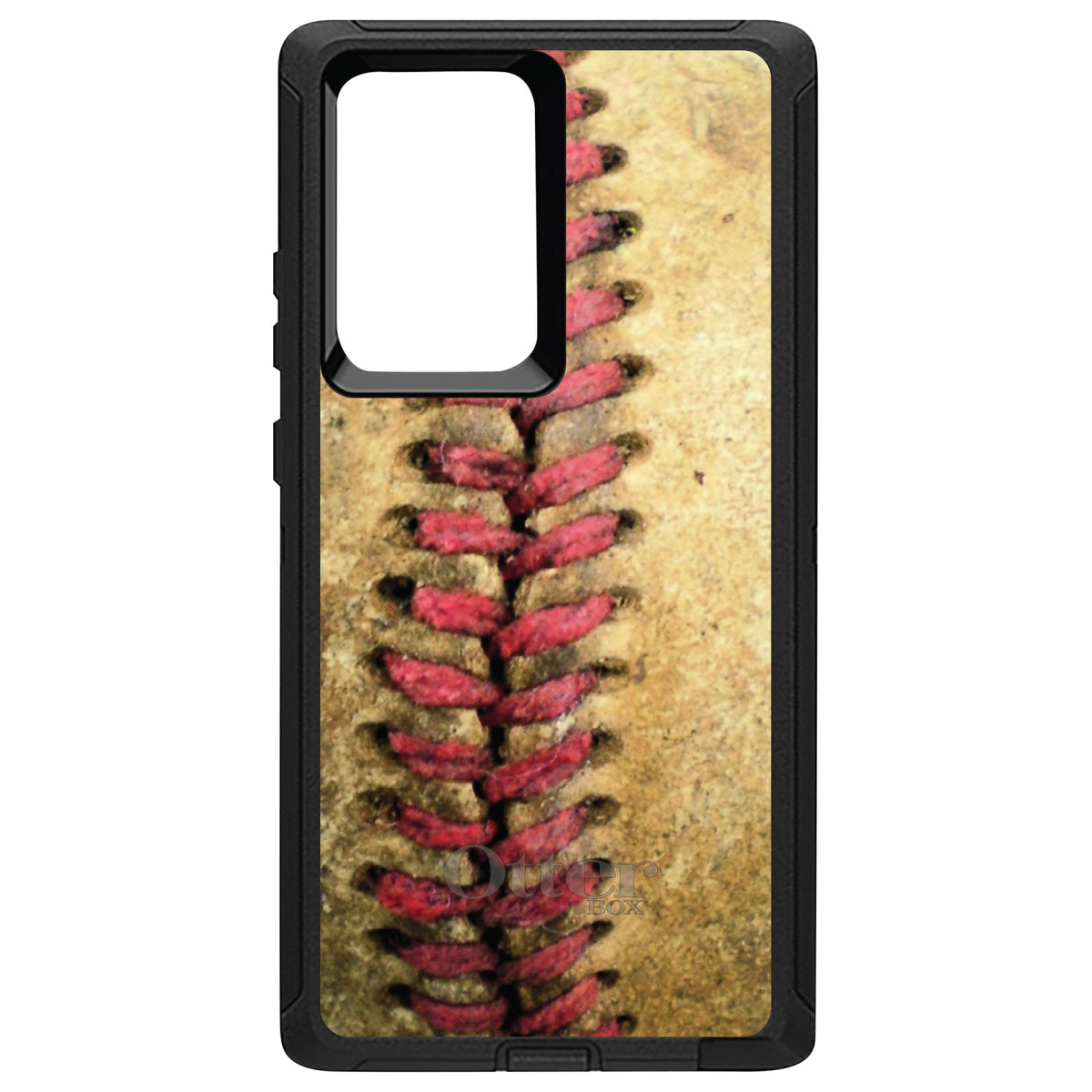 Old Baseball Stitch OtterBox Defender Case for iPhone & Galaxy, view 13