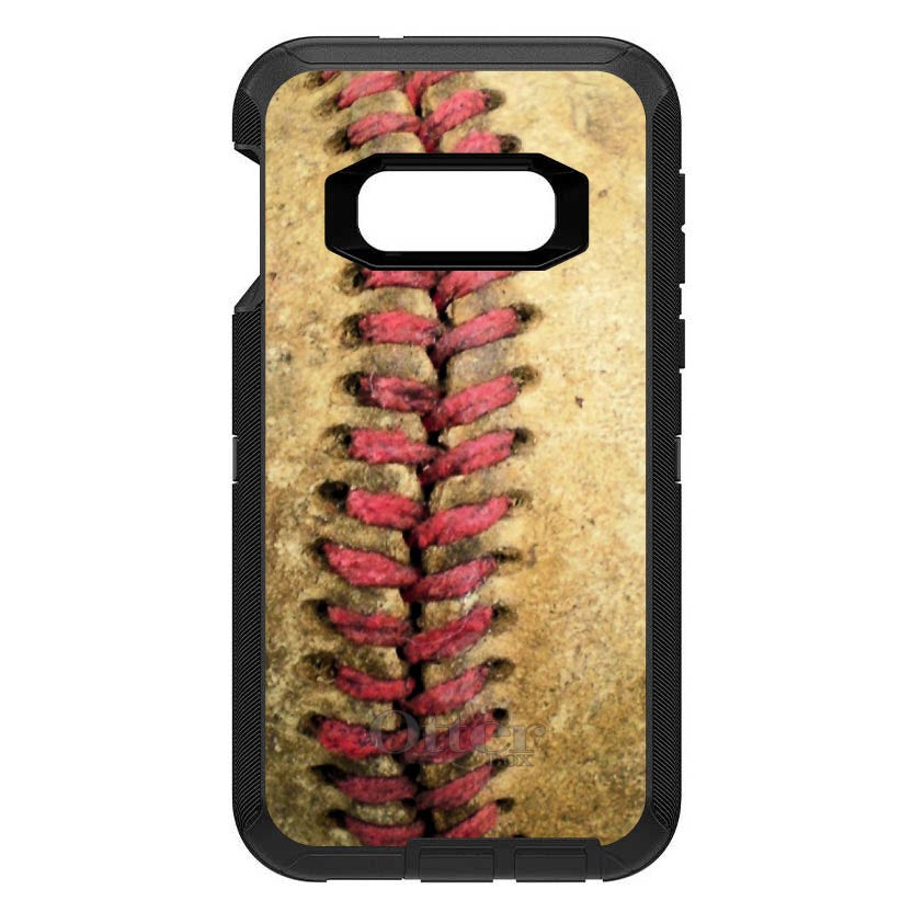 Old Baseball Stitch OtterBox Defender Case for iPhone & Galaxy, view 10