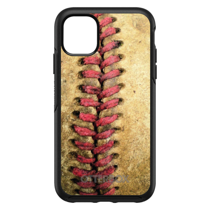 DistinctInk™ OtterBox Symmetry Series Case for Apple iPhone / Samsung Galaxy / Google Pixel - Old Baseball Stitch