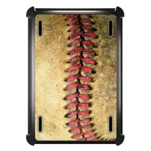 DistinctInk™ OtterBox Defender Series Case for Apple iPad / iPad Pro / iPad Air / iPad Mini - Old Baseball Stitch