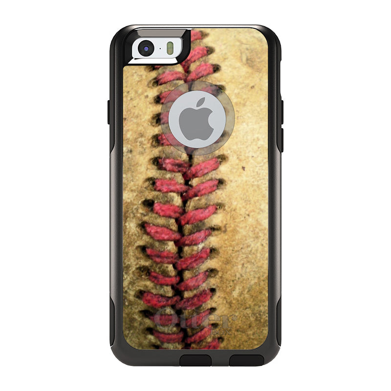 Old Baseball Stitch OtterBox Commuter Case for iPhone & Galaxy, view 4