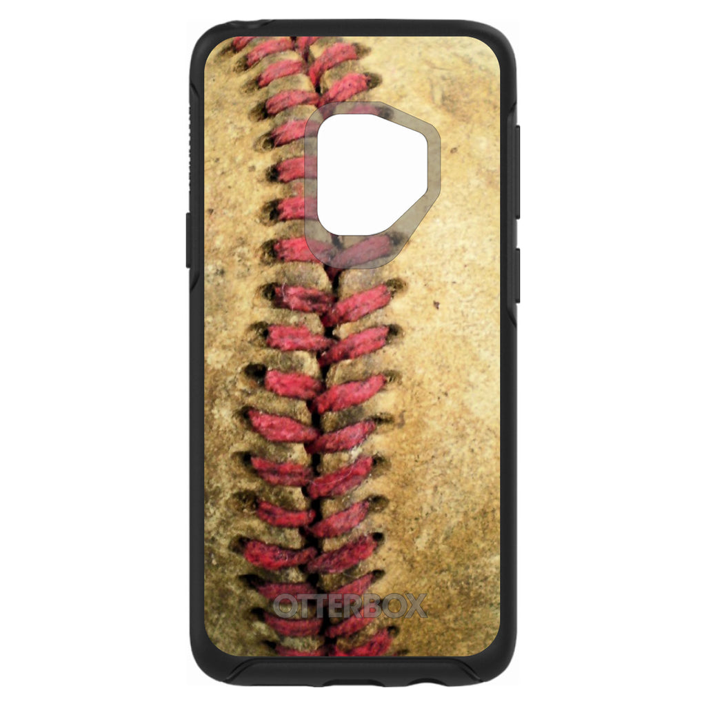 Old Baseball Stitch OtterBox Symmetry Case for iPhone & Galaxy, view 8