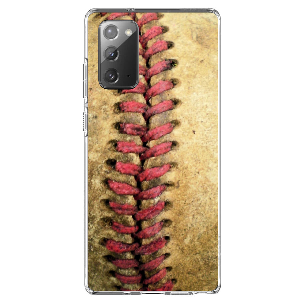 Old Baseball Stitch Clear Shockproof iPhone Case, view 7