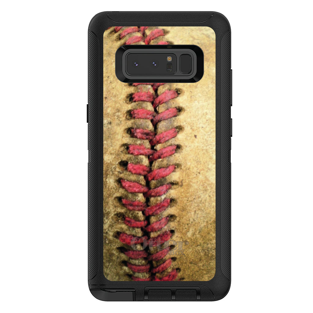 Old Baseball Stitch OtterBox Defender Case for iPhone & Galaxy, view 17