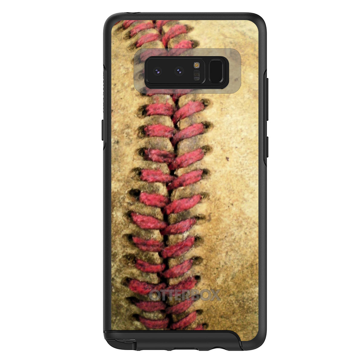 Old Baseball Stitch OtterBox Symmetry Case for iPhone & Galaxy, view 14
