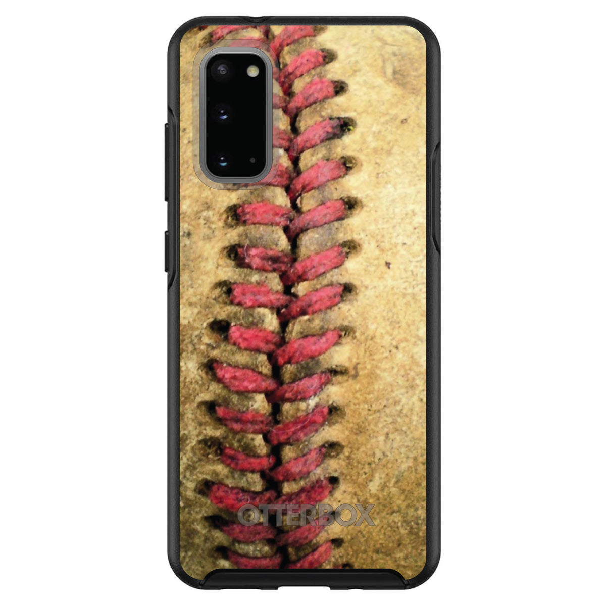 Old Baseball Stitch OtterBox Symmetry Case for iPhone & Galaxy, view 5