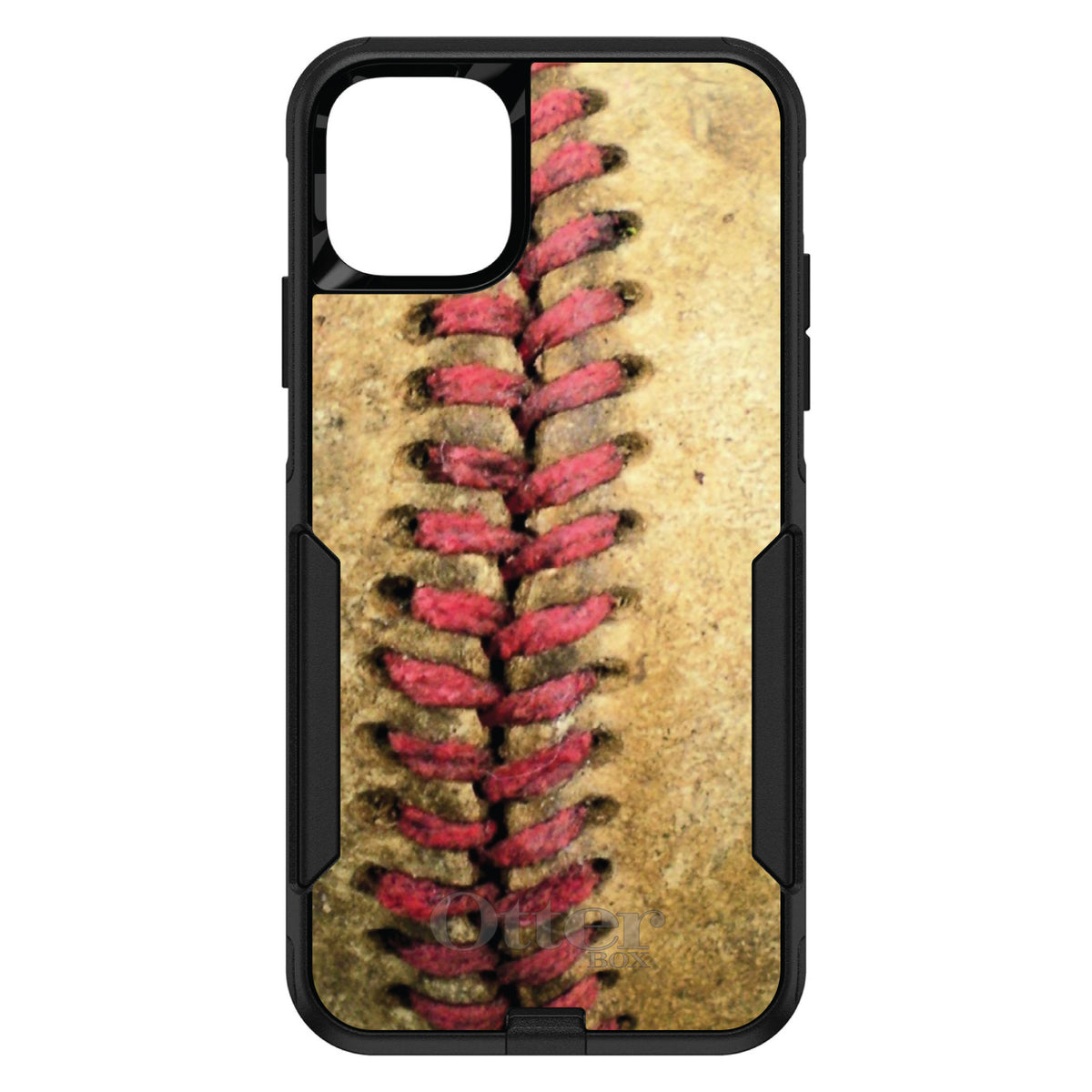 Old Baseball Stitch OtterBox Commuter Case for iPhone & Galaxy, view 2