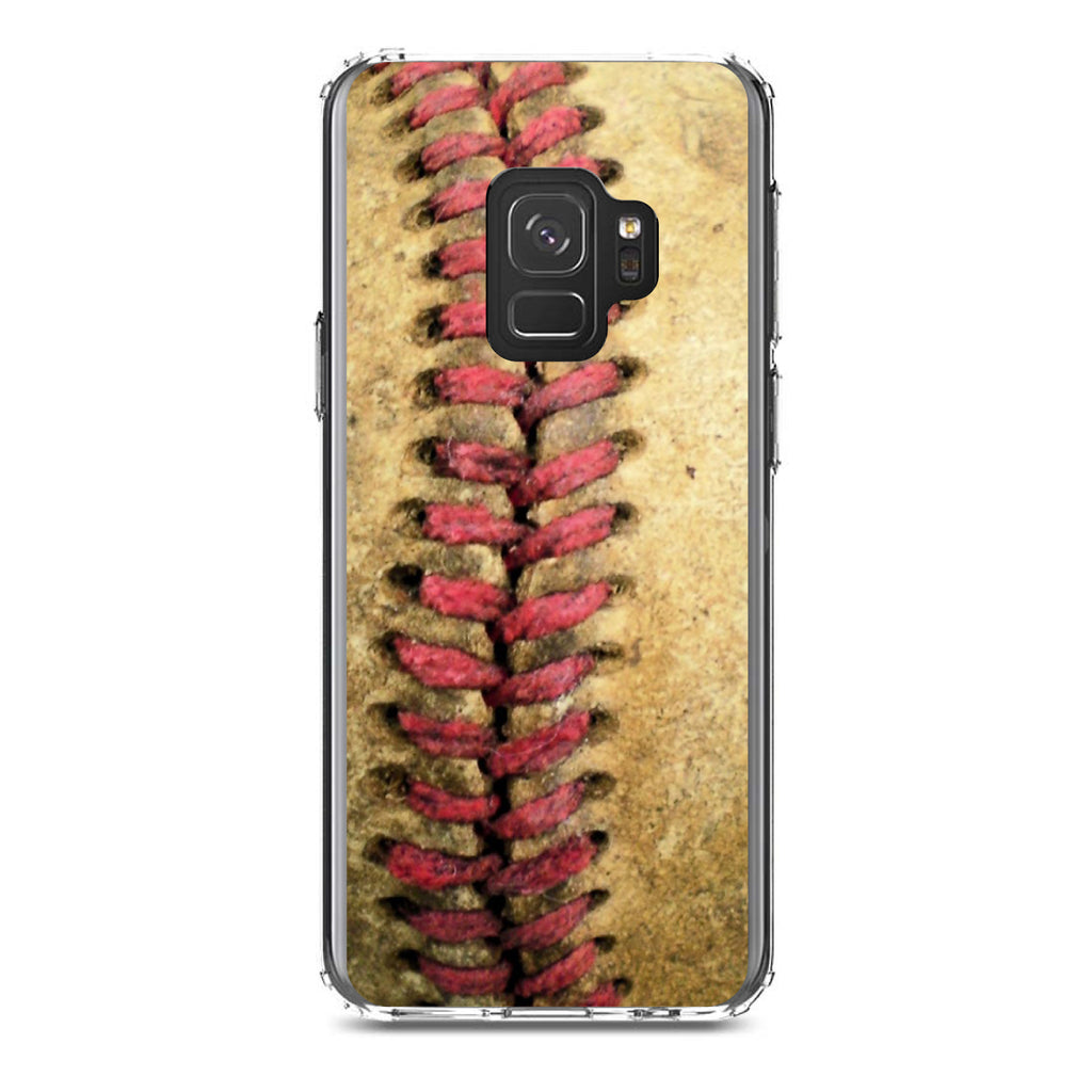 Old Baseball Stitch Clear Shockproof iPhone Case, view 19