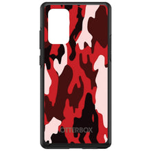 DistinctInk™ OtterBox Symmetry Series Case for Apple iPhone / Samsung Galaxy / Google Pixel - Red Black Camouflage