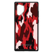 DistinctInk™ OtterBox Symmetry Series Case for Apple iPhone / Samsung Galaxy / Google Pixel - Red Black Camouflage