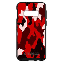 DistinctInk™ OtterBox Symmetry Series Case for Apple iPhone / Samsung Galaxy / Google Pixel - Red Black Camouflage