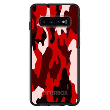 DistinctInk™ OtterBox Symmetry Series Case for Apple iPhone / Samsung Galaxy / Google Pixel - Red Black Camouflage