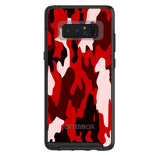 DistinctInk™ OtterBox Symmetry Series Case for Apple iPhone / Samsung Galaxy / Google Pixel - Red Black Camouflage