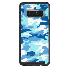 DistinctInk™ OtterBox Symmetry Series Case for Apple iPhone / Samsung Galaxy / Google Pixel - Blue White Camouflage