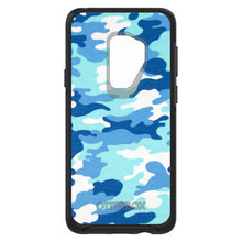 DistinctInk™ OtterBox Symmetry Series Case for Apple iPhone / Samsung Galaxy / Google Pixel - Blue White Camouflage