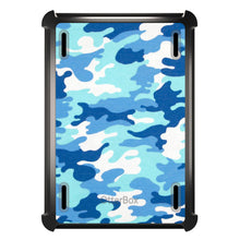 DistinctInk™ OtterBox Defender Series Case for Apple iPad / iPad Pro / iPad Air / iPad Mini - Blue White Camouflage