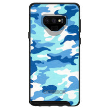 DistinctInk™ OtterBox Symmetry Series Case for Apple iPhone / Samsung Galaxy / Google Pixel - Blue White Camouflage