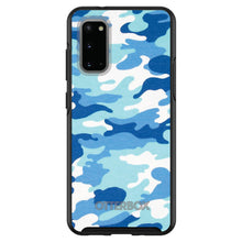 DistinctInk™ OtterBox Symmetry Series Case for Apple iPhone / Samsung Galaxy / Google Pixel - Blue White Camouflage