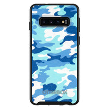 DistinctInk™ OtterBox Symmetry Series Case for Apple iPhone / Samsung Galaxy / Google Pixel - Blue White Camouflage