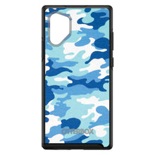 DistinctInk™ OtterBox Symmetry Series Case for Apple iPhone / Samsung Galaxy / Google Pixel - Blue White Camouflage