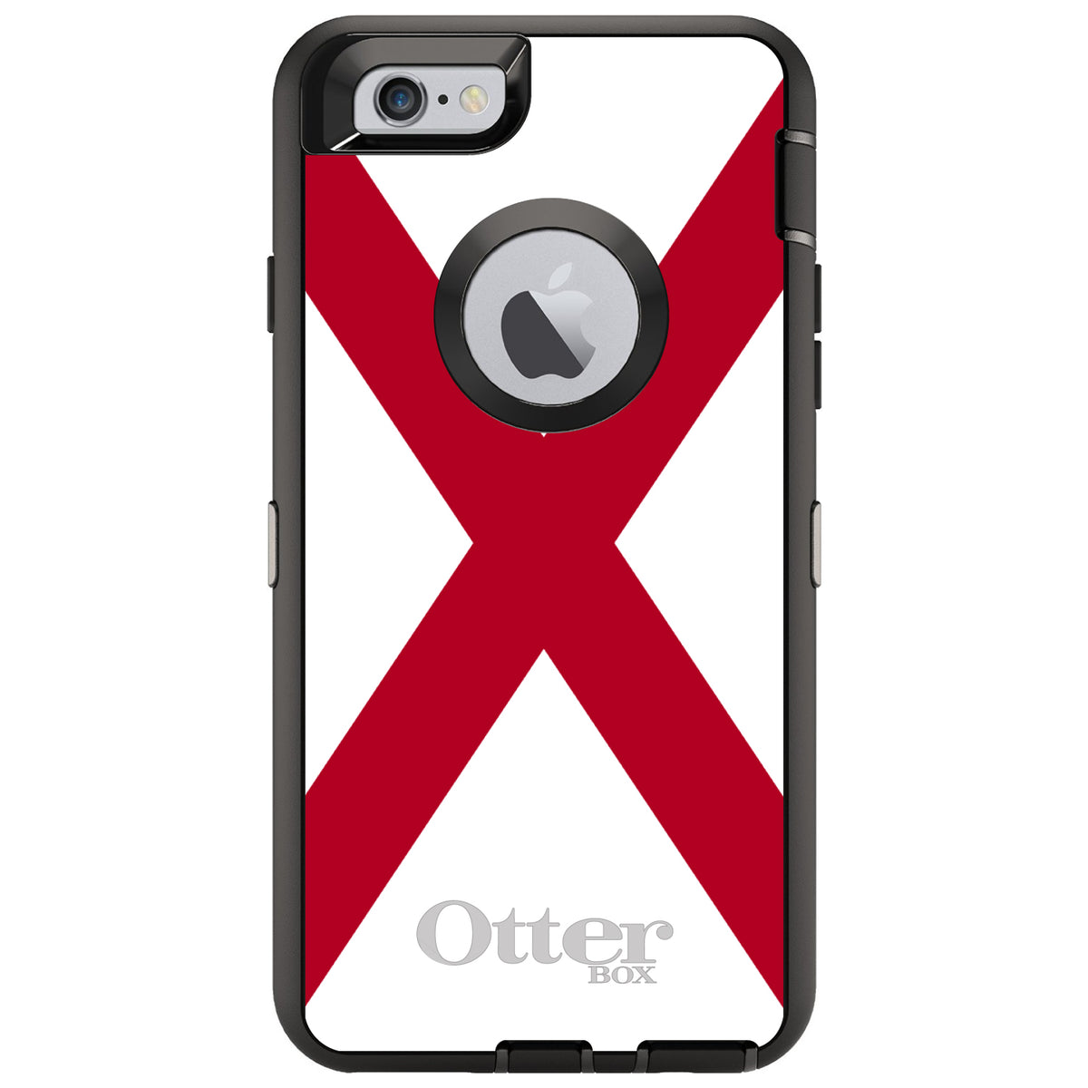 Alabama State Flag OtterBox Defender Case for iPhone & Galaxy, view 4