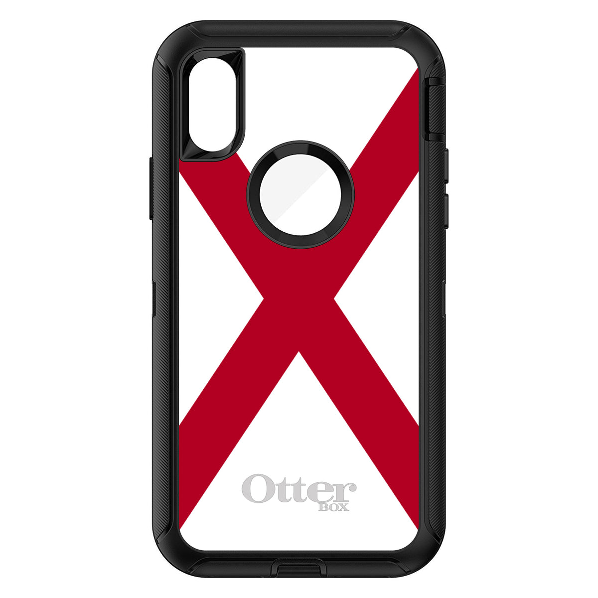 Alabama State Flag OtterBox Defender Case for iPhone & Galaxy, view 3