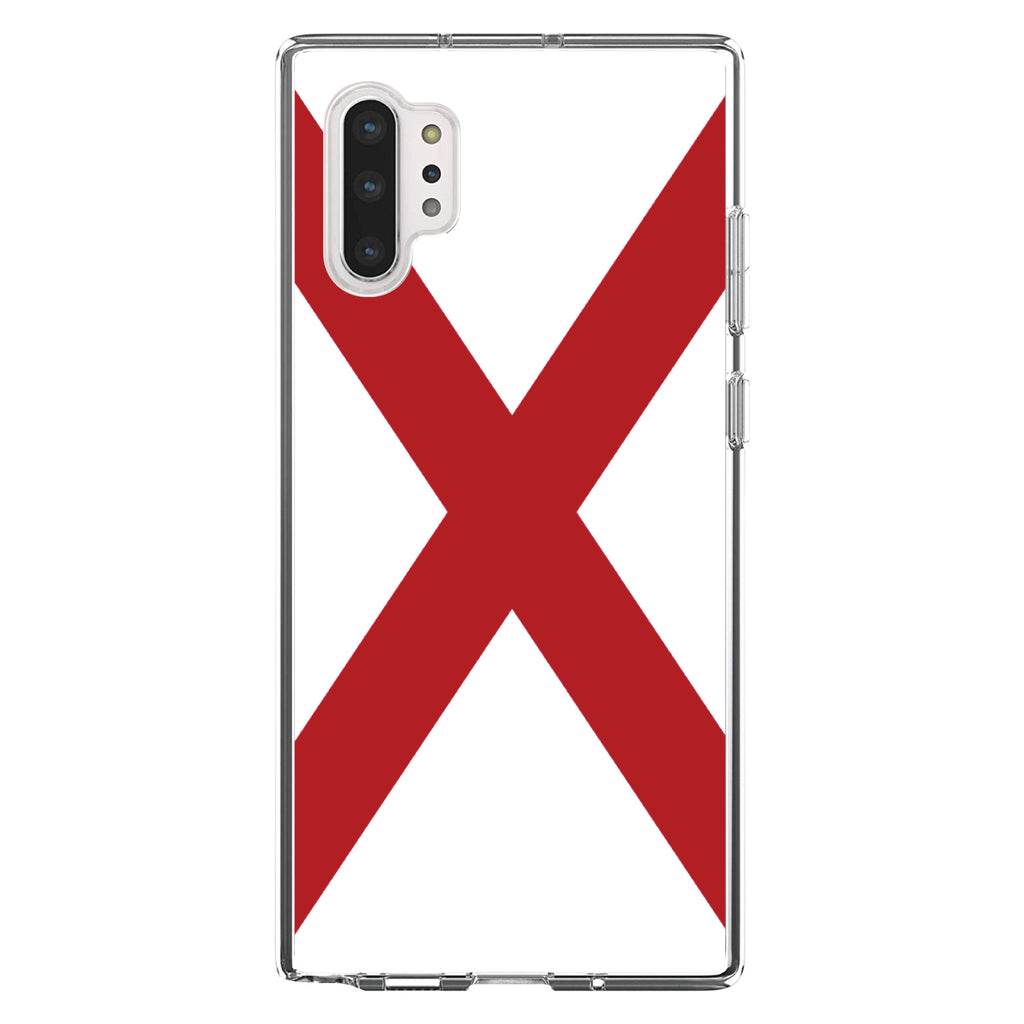 Alabama State Flag Clear Shockproof iPhone Case, view 10