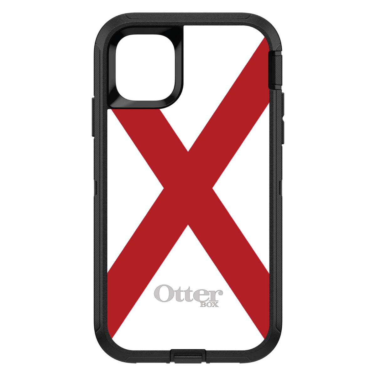 Alabama State Flag OtterBox Defender Case for iPhone & Galaxy, view 2