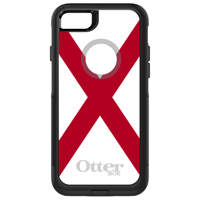 DistinctInk OtterBox Commuter Series Case for Apple iPhone or Samsung Galaxy - Alabama State Flag