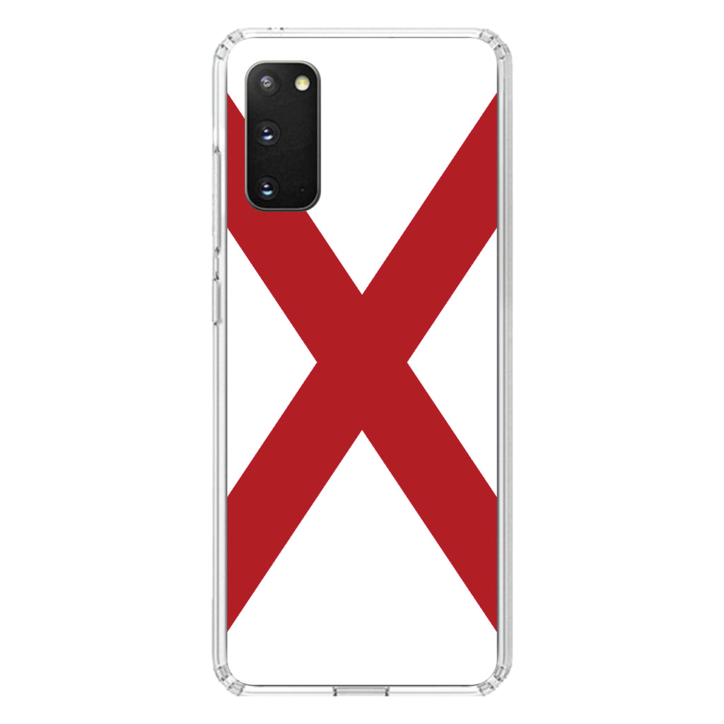 Alabama State Flag Clear Shockproof iPhone Case, view 14