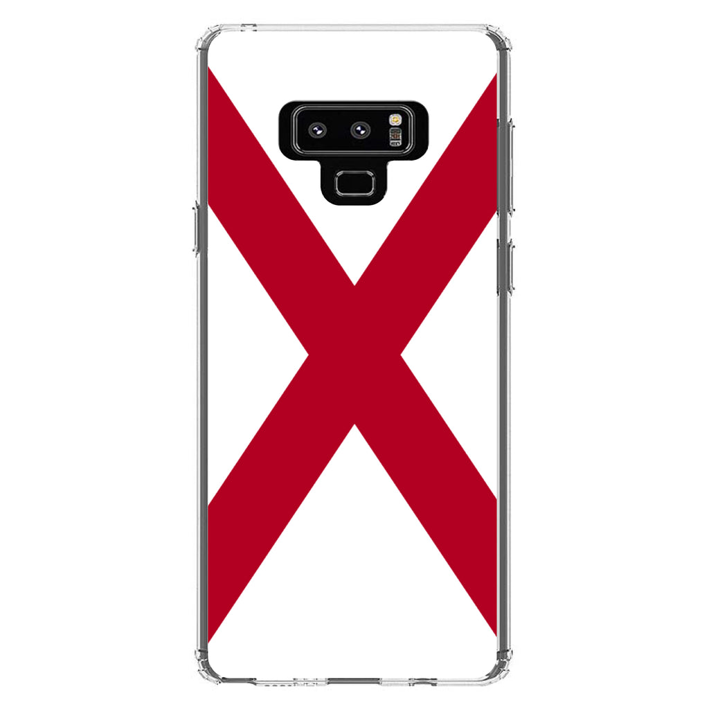 Alabama State Flag Clear Shockproof iPhone Case, view 11