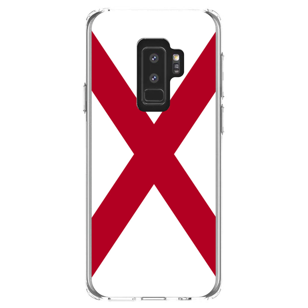 Alabama State Flag Clear Shockproof iPhone Case, view 20