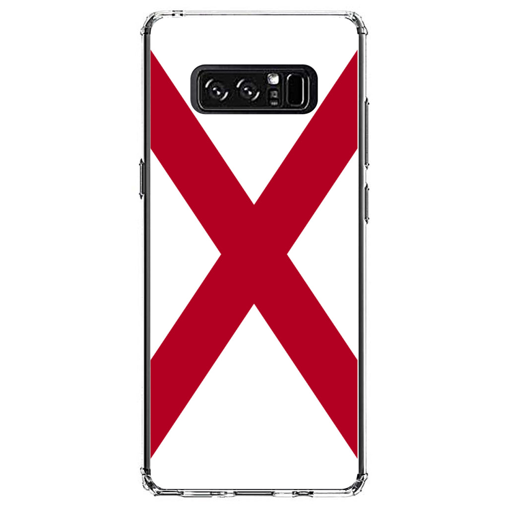 Alabama State Flag Clear Shockproof iPhone Case, view 12