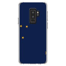 DistinctInk® Clear Shockproof Hybrid Case for Apple iPhone / Samsung Galaxy / Google Pixel - Alaska State Flag