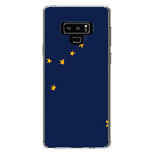 DistinctInk® Clear Shockproof Hybrid Case for Apple iPhone / Samsung Galaxy / Google Pixel - Alaska State Flag