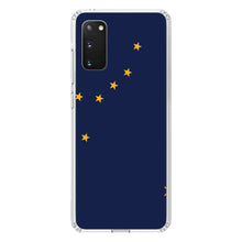 DistinctInk® Clear Shockproof Hybrid Case for Apple iPhone / Samsung Galaxy / Google Pixel - Alaska State Flag
