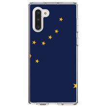 DistinctInk® Clear Shockproof Hybrid Case for Apple iPhone / Samsung Galaxy / Google Pixel - Alaska State Flag